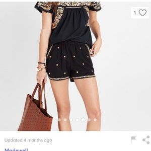 Madewell Embroidered Shorts